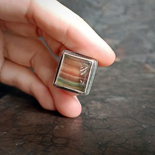 вид кольца на руке