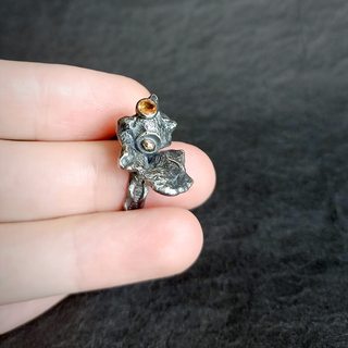 Вид кольца на руке