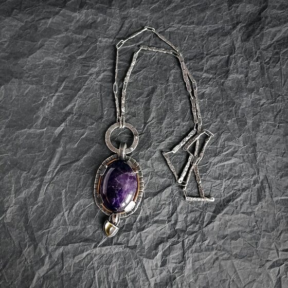 Цепь в комплекте с кулоном